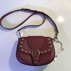 Marc Jacobs Studded Saddle Leather Crossbody bag